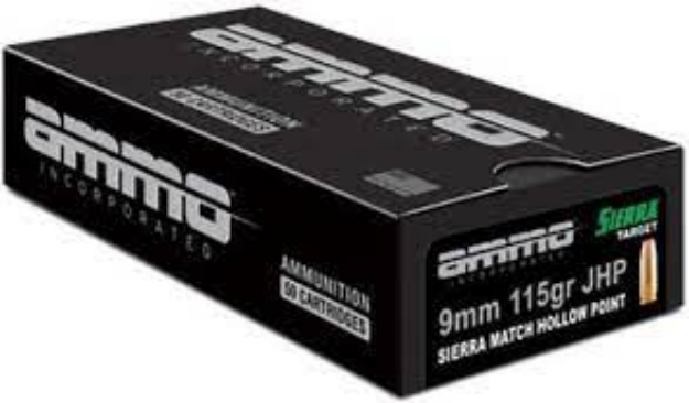 Picture of Signature 9mm 115 gr Sierra Match HP 50 Round Box