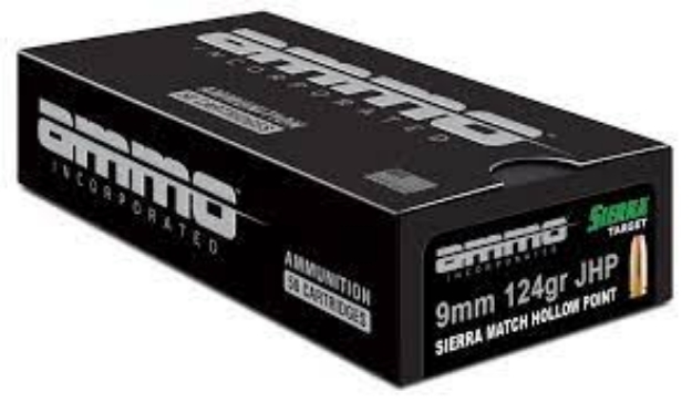 Picture of Signature Match 9mm 124 gr Sierra Match HP 50 Round Box