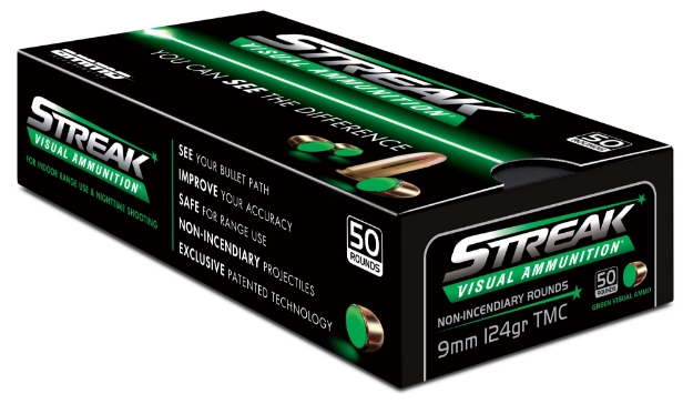 Picture of Streak 9mm 124gr TMC Green 50 Round Box