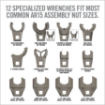 Picture of MASTER-FIT® 13-PIECE AR15 CROWFOOT WRENCH SET