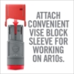Picture of SMART-FIT® AR15 VISE BLOCK WITH SLEEVE FOR AR10* 