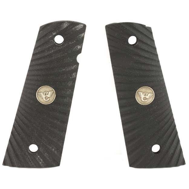 Picture of Wilson Combat® Grip Grip Panel Black Flat Bottom Starburst Pattern Full 351ACFS 