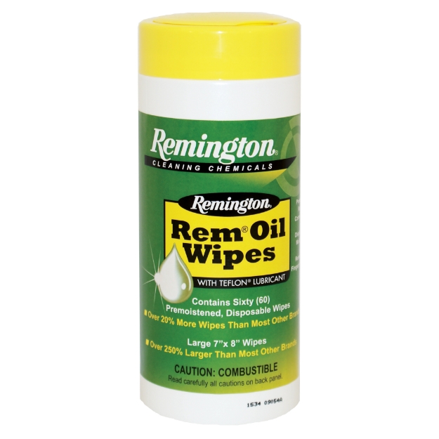 Picture of Remington® Wipes 7" X 8" Lube 60/Pack Pop Up Canister 18384 