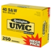 Picture of Remington® UMC 40 S&W 165Gr Full Metal Jacket Mega Pack - 250 Rounds 250 1000 23773 