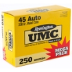 Picture of Remington® UMC 45 ACP 230Gr Full Metal Jacket Mega Pack - 250 Rounds 250 1000 23781 