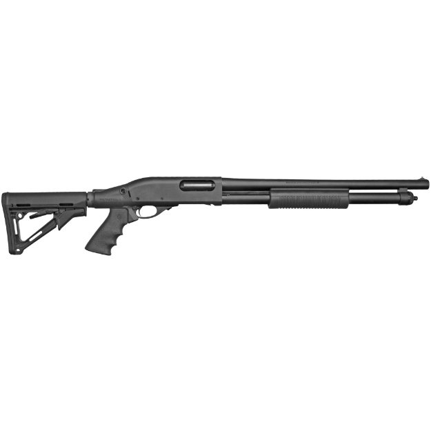 Picture of Remington® 870 Tactical Pump 12 Gauge 3" 18.5" Black Hogue Cylinder 6 Rounds Bead R81212 Magpul CTR 