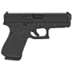 Picture of Glock 19 M.O.S. GEN 5 Semi-automatic Striker Fired Compact 9mm 4.02" Black Interchangeable 15 Rounds 2 Mags Front Serrations Fixed Sights G19G3-IL-RN Polymer DLC 