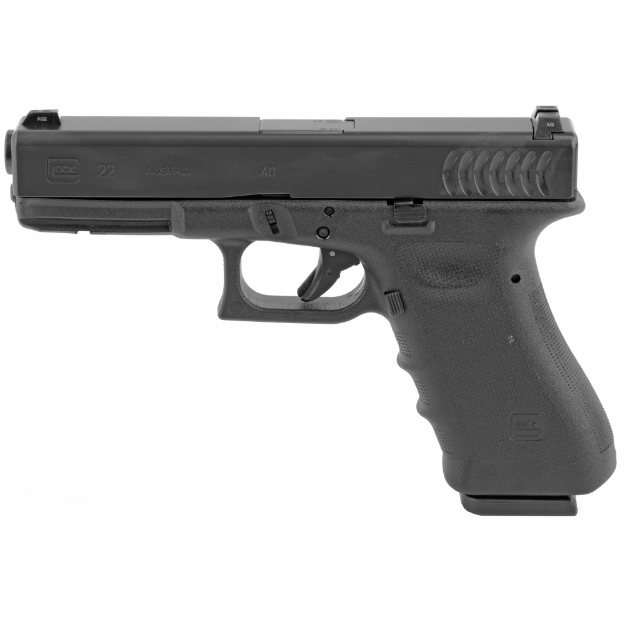 Picture of Glock 22 RVF Semi-automatic Striker Fired Full Size 40 S&W 4.49" Black 10 Rounds 2 Mags Real Tree Max-5 Glock Night Sights G23513US Polymer Matte 