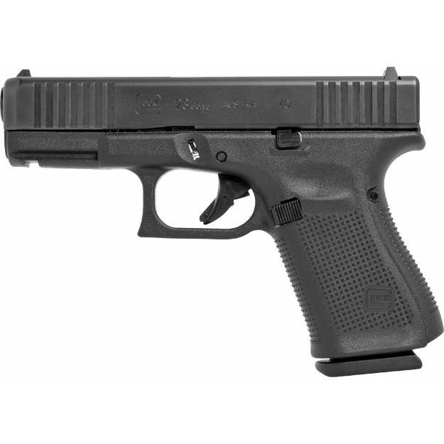 Picture of Glock 23 GEN 5 Semi-automatic Striker Fired Compact 40 S&W 4.01" Black Interchangeable 13 Rounds 2 Mags Fixed Sights G23513US Polymer Matte 