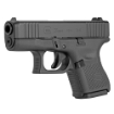 Picture of Glock 26 GEN 5 Semi-automatic Striker Fired Sub-Compact 9mm 3.43" Black Interchangeable 10 Rounds 2 Mags Front Serrations Fixed Sights G26US Polymer DLC 