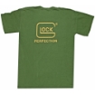 Picture of Glock T-Shirt XL Brown OEM Perfection Short Sleeve AA75152 Cotton 