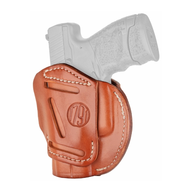 Picture of 1791 3 Way Holster - OWB Holster - Size 3 - Ambidextrous - Classic Brown - Leather 3WH-3-CBR-A