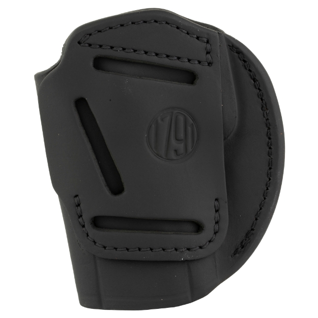 Picture of 1791 3 Way - Outside Waistband Holster - Size 6 - Matte Finish - Leather Construction - Black - Ambidextrous 3WH-6-SBL-A