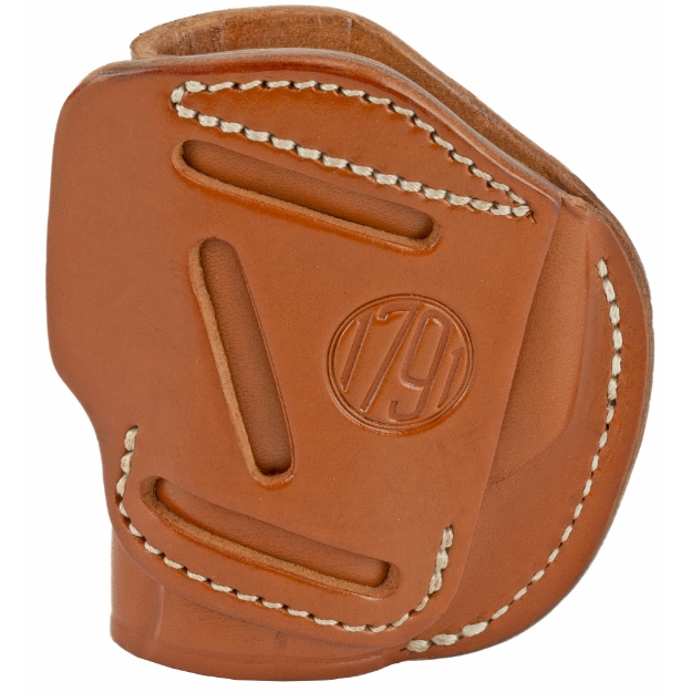 Picture of 1791 4 Way Holster - Leather Belt Holster - Right Hand - Classic Brown - Fits Glock 42 - Size 2 4WH-2-CBR-R