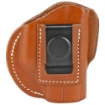 Picture of 1791 4 Way Holster - Leather Belt Holster - Right Hand - Classic Brown - Fits Glock 26 27 33 & S&W MP9/Shield - Size 3 4WH-3-CBR-R