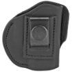 Picture of 1791 4-WAY Size 3 Multi-Fit IWB Concealment & OWB Leather Belt Holster - Right Hand - Stealth Black - Fits S&W Shield - Ruger LC9 - Walther PPS - and Similar Frames 4WH-3-SBL-R