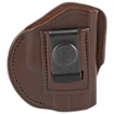 Picture of 1791 4 Way Holster - Leather Belt Holster - Right Hand - Signature Brown - Fits Glock 26 27 33 & S&W MP9/Shield - Size 3 4WH-3-SBR-R