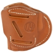 Picture of 1791 4 Way Holster - Leather Belt Holster - Right Hand - Classic Brown - Fits Glock 26 27 33 & Springfield XDS/XDE/XD9/XD40 - Size 4 4WH-4-CBR-R