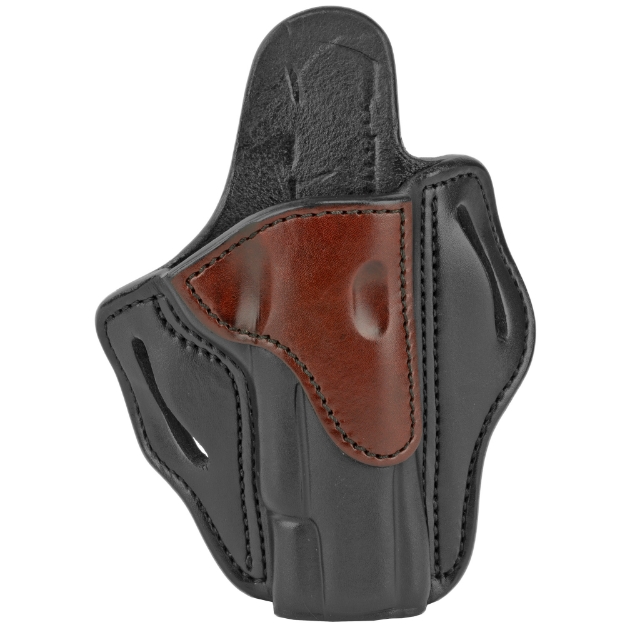 Picture of 1791 Belt Holster 1 - Right Hand - Black/Brown Leather - Fits 1911 4" & 5" BH1-BLB-R