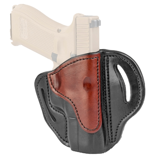 Picture of 1791 BH2.1 - OWB Holster - Size 2.1 - Right Hand - Black/Brown - Leather BH2.1-BLB-R