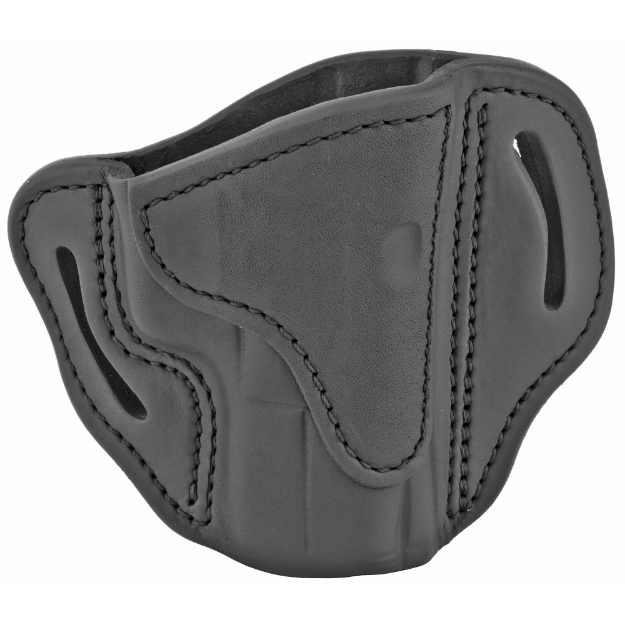 Picture of 1791 BH2.1 - Belt Holster - Right Hand - Black - Leather - Fits 1911 Officer with Rail / Glock 17 - 19 - 19x - 23 - 25 - 26 - 27 - 28 - 29 - 30 - 32 - 33 - 45 - 48 / FN FNS-9 / Ruger SR9 - SR40 - SR22 / S&W MP9 - MP40 - MP40c - Shield - 5903 / Sig Sauer P225-A1 - P228 - P229 - P229c / Springfield XD9 - XD40 - XDS - XDE / Walther P99 - P22 - PPS - CCP / Taurus PT111 - G2 - G2c - 709 Slim / And simi