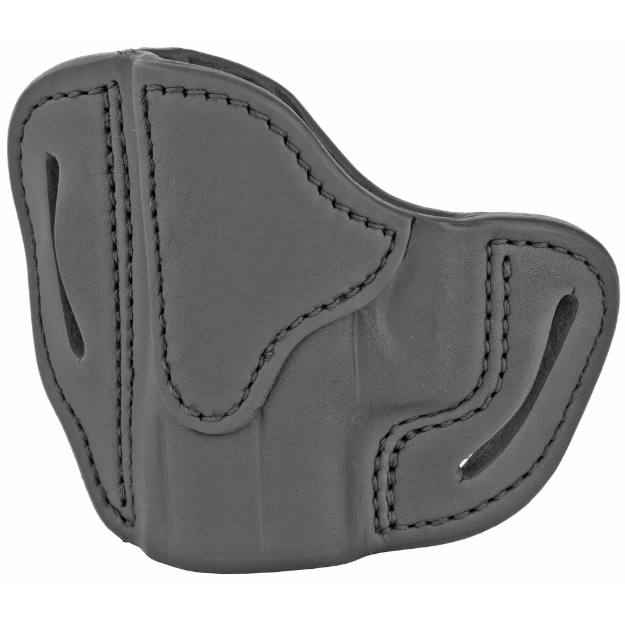 Picture of 1791 BHC - Belt Holster - Left Hand - Stealth Black - Leather - Fits 1911 3" / Bersa Thunder 380 / Glock 42 - 43 - 43x / Kahr CW45 - K9 / Kimber Micro 380 - Micro 9 - Ultra Carry / Ruger LC9 - SR22 - SR1911 / Sig Sauer P238 - P365 - Ultra Nitron / Walther PPK / And similar frames BHC-SBL-L