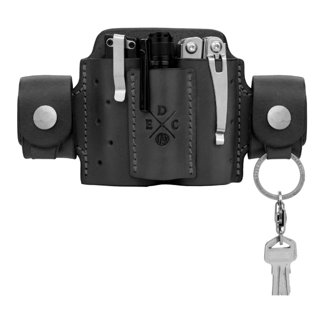 Picture of 1791 Mini Action Slide - Medium Flex Loop - Standard - Fits Belts Up to 1.5" - Leather Construction - Black - Ambidextrous MN-AS-MF-BLK-A