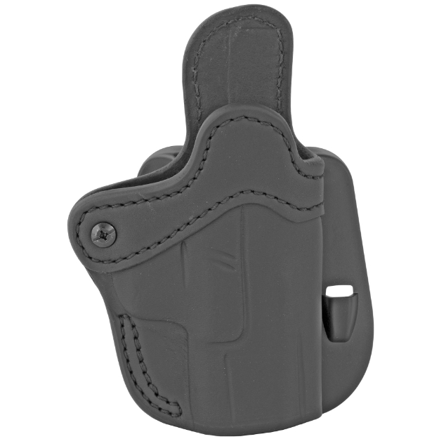 Picture of 1791 OR - Optics Ready Belt Holster - Right Hand - Stealth Black - Leather OR-PDH-2.1-SBL-R