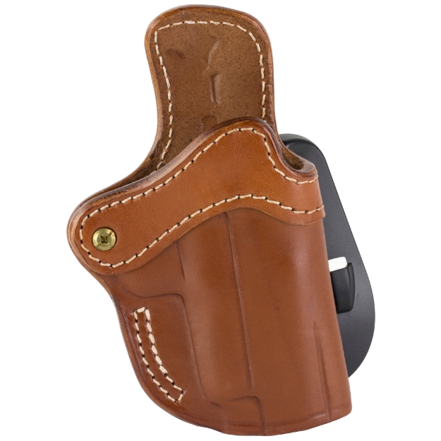 Picture of 1791 PDH2.3 Optic Ready - OWB Paddle Holster - Fits Optic Ready Large Frame Railed Pistols - Matte Finish - Classic Brown Leather - Right Hand OR-PDH-2.3-CBR-R