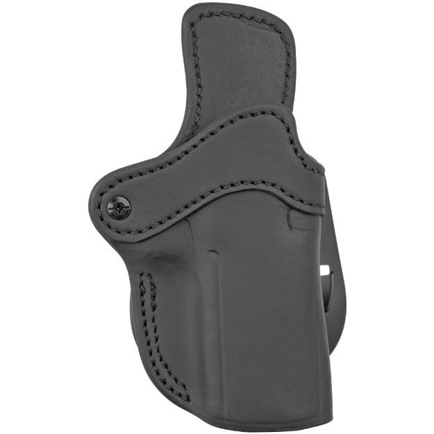 Picture of 1791 OR - Optics Ready Belt Holster - Right Hand - Stealth Black - Leather OR-PDH-2.4-SBL-R