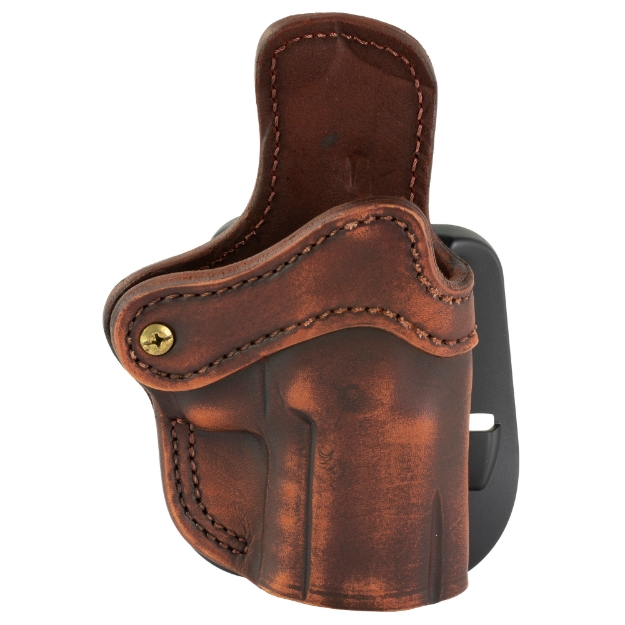 Picture of 1791 PDH2.4S Optic Ready - OWB Paddle Holster - Fits Optic Ready Compact Size Pistols - Matte Finish - Vintage Leather - Right Hand OR-PDH-2.4S-VTG-R