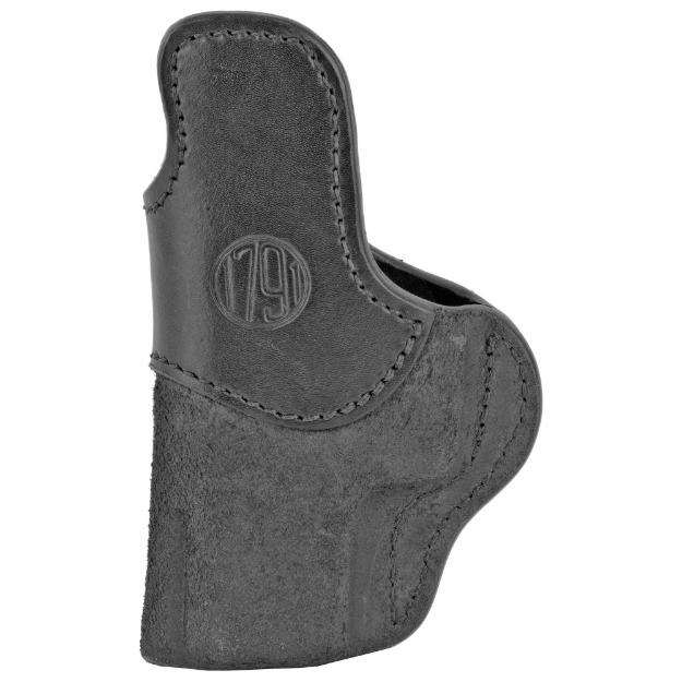Picture of 1791 RCH Rigid Concealment Holster - IWB - Black Leather - Fits Glock 17/19/22/23/25/26/27/29/30/31/33 - S&W MP40/MP9/Shield - Sig Sauer P226/228/229/239 - Springfield XDE/XDS - Right Hand - Size 4 RCH-4-BLK-R
