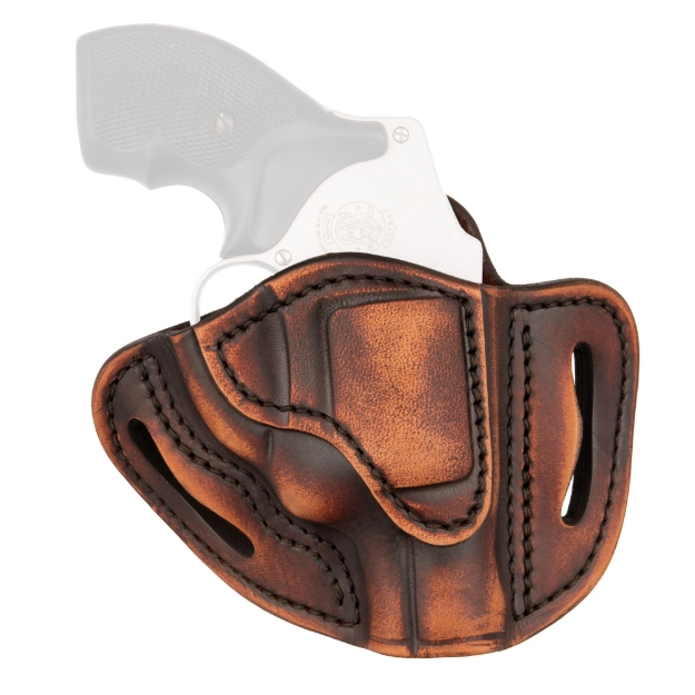 Picture of 1791 Revolver Clip Holster - Inside Waistband Holster - Size 1 - Matte Finish - Leather Construction - Vintage Brown - Right Hand RVH-IWB-1C-VTG-R