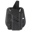 Picture of 1791 Tactical Kydex - Inside Waistband Holster - Fits Glock 43X MOS - Right Hand - Kydex - Black TAC-IWB-G43XMOS-BLK-R