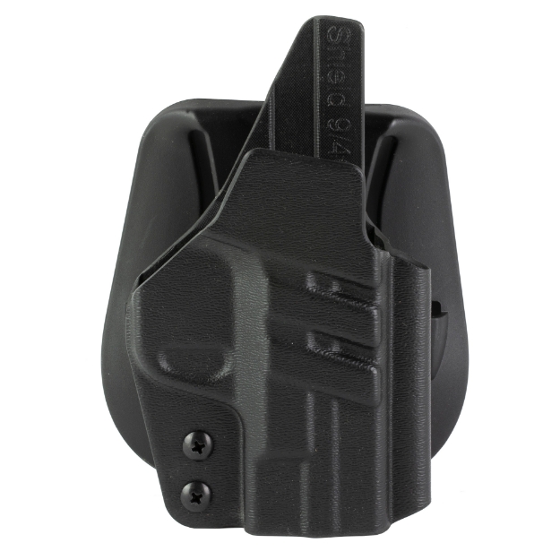 Picture of 1791 Tactical Paddle Holster - OWB - Kydex - S&W Shield - Right Hand - Matte Finish - Black TAC-PDH-OWB-SHIELD-BLK-R