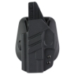 Picture of 1791 Kydex Paddle - Outside Waistband Holster - Fits Glock 17/19/26 - Matte Finish - Kydex Construction - Black - Left Hand TAC-PDH-OWB-GLOCK-BLK-L