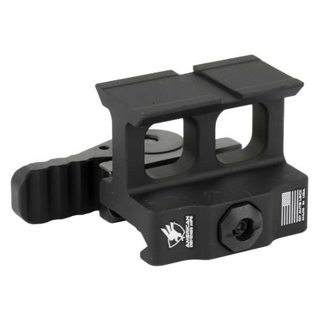 Picture of American Defense Mfg. AD-509T - Optic Mount - Lower 1/3 Height - Anodized Finish - Black - Quick Release - Fits Holosun 509T Footprint AD-509T-11-STD