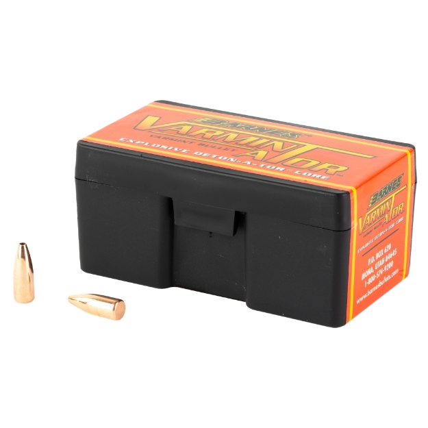 Picture of Barnes VARMINATOR - .243 Diameter - 6MM/243 Winchester - 58 Grain - Flat Bottom Hollow Point - 100 Count 30207