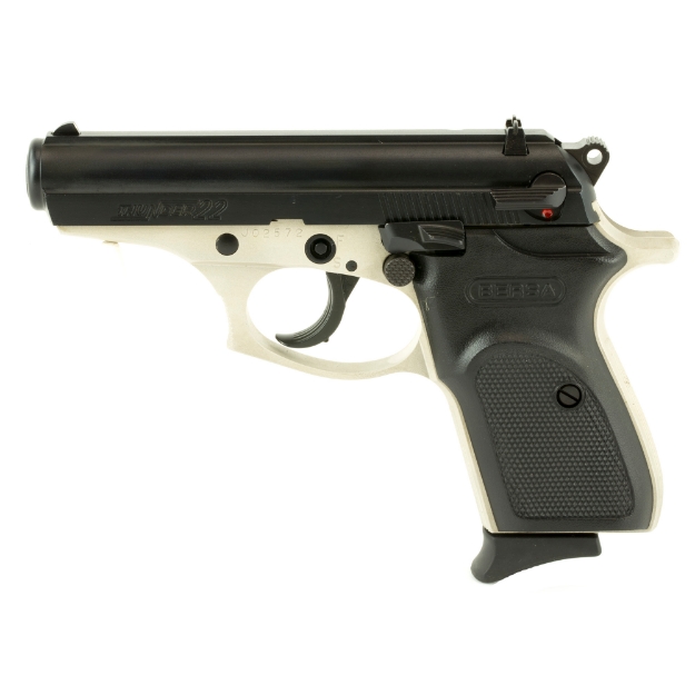 Picture of Bersa Thunder 22 - Double Action/Single Action - Semi-automatic - Metal Frame Pistol - Compact - 22LR - 3.5" Barrel - Alloy - Black - Polymer Grips - Fixed Sights - 10 Rounds - 1 Magazine T22DT