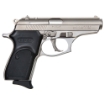 Picture of Bersa Thunder 22 - Double Action/Single Action - Semi-automatic - Metal Frame Pistol - Compact - 22LR - 3.5" Barrel - Alloy - Nickel Finish - Polymer Grips - Fixed Sights - 10 Rounds - 1 Magazine T22NKL