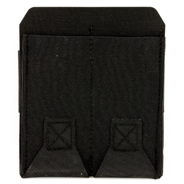 Picture of Blue Force Gear 10 Speed - Double Magazine Pouch - Helium Whisper Attachment - Fits (2) Double Stack Pistol Magazines - Elastic Construction - Black BT-TSP-PISTOL-2-BK