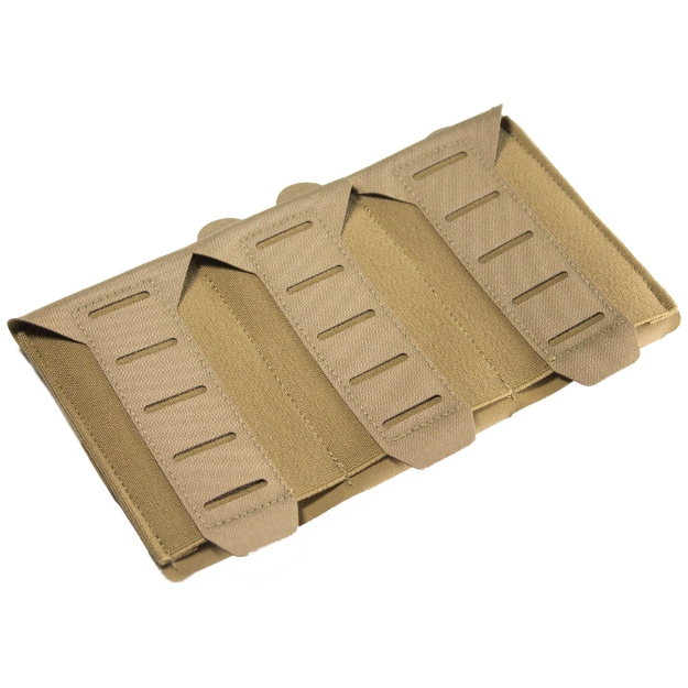 Picture of Blue Force Gear 10 Speed - Triple Magazine Pouch - Helium Whisper Attachment - Fits (3) AR-15 Magazine - Elastic Construction - Coyote Brown HW-TSP-M4-3-SB-CB