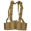 Picture of Blue Force Gear 10 Speed Split Front Chest Rig - Fits (3) SR-25 Magazines - Cordura Construction - Coyote Brown MM-TSP-CHESTRIG-SR25-01-CB