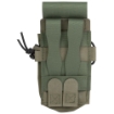 Picture of Blue Force Gear Double Magazine Flap Pouch - Helium Whisper Attachment - Fits (2) AR-15  Magazines - Elastic Construction - Ranger Green HW-M-2M4-1-RG