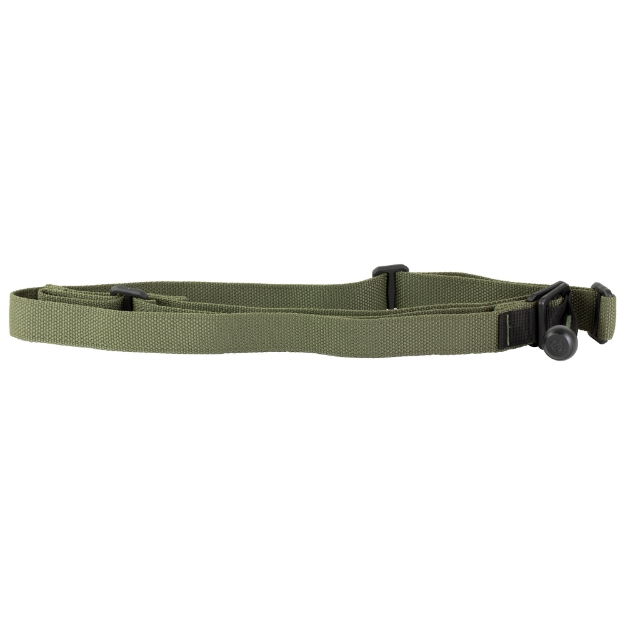 Picture of Blue Force Gear GMT "Give Me Tail" - 2-Point Combat Sling - 1.25" Webbing - Snag Free Lock Release Tab - TEX 70 Bonded Nylon Thread - Ranger Green GMT-125-OA-RG