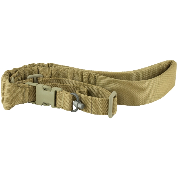 Picture of Blue Force Gear UDC Padded Bungee Sling - Single Point - With Push Button Adapter - Coyote Brown UDC-200-BG-PB-CB