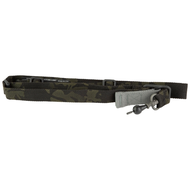 Picture of Blue Force Gear Vickers 221 Sling - 2-To-1 Point Sling - Multicam Black - RED Swivel - Molded Acetal Adjuster VCAS-2TO1-RED-125-MB