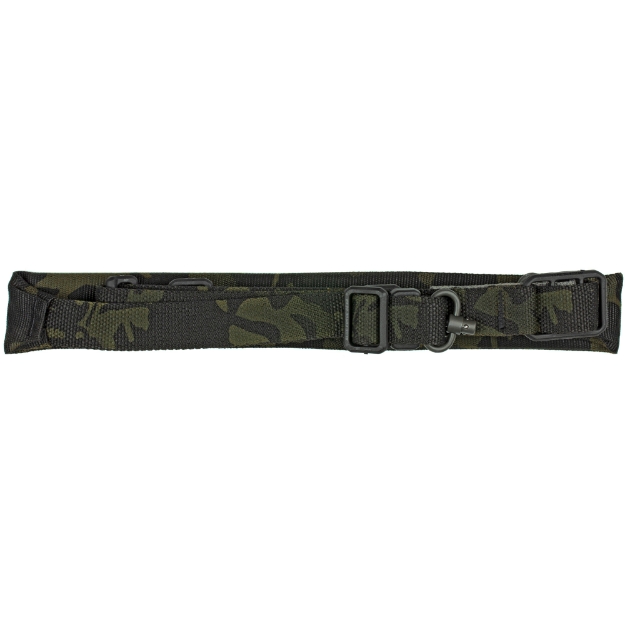 Picture of Blue Force Gear Vickers 221 Sling - Padded - 2-To-1 Point Sling - Multicam Black - RED Swivel - Molded Acetal Adjuster VCAS-2TO1-RED-200-MB