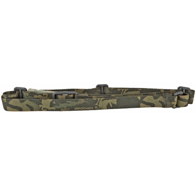 Picture of Blue Force Gear Vickers Sling - 2-Point Combat Sling - Black Multicam - Molded Acetal Adjuster - No Quick Release - Attached with TriGlide instead of Loop Lock VCAS-125-OA-MCB