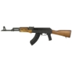 Picture of Century Arms BFT47 Essential - Semi-automatic Rifle - AK - 7.62X39 - 16" Barrel - Matte Finish - Black - Polymer Grip - Walnut Stock and Handguard - Adjustable Sights - 1 Magazine - 30 Rounds - No Bayonet Lug - Cleaning Rod - or Side Rail - BLEM (Damaged Case) RI4386-N